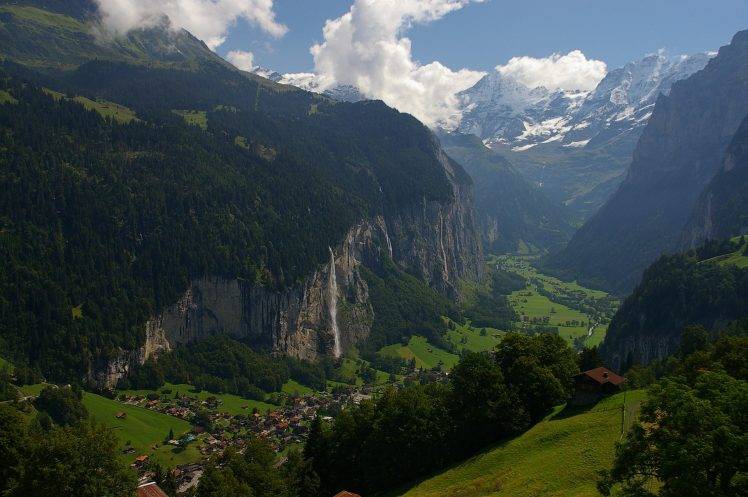 nature, Landscape, Mountain Pass, Villages HD Wallpaper Desktop Background