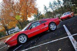 car, Luxury Cars, Ferrari, F430, Ferrari 308 GTS, Red Cars