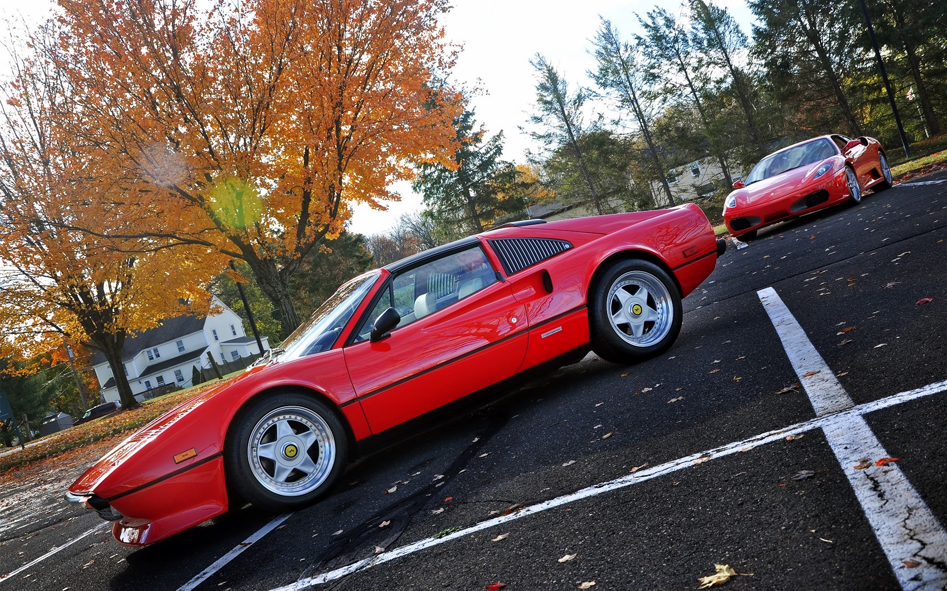 car, Luxury Cars, Ferrari, F430, Ferrari 308 GTS, Red Cars Wallpaper