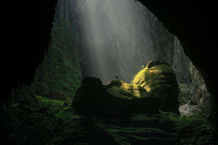 nature, Landscape, Cave, Sun Rays HD Wallpaper Desktop Background