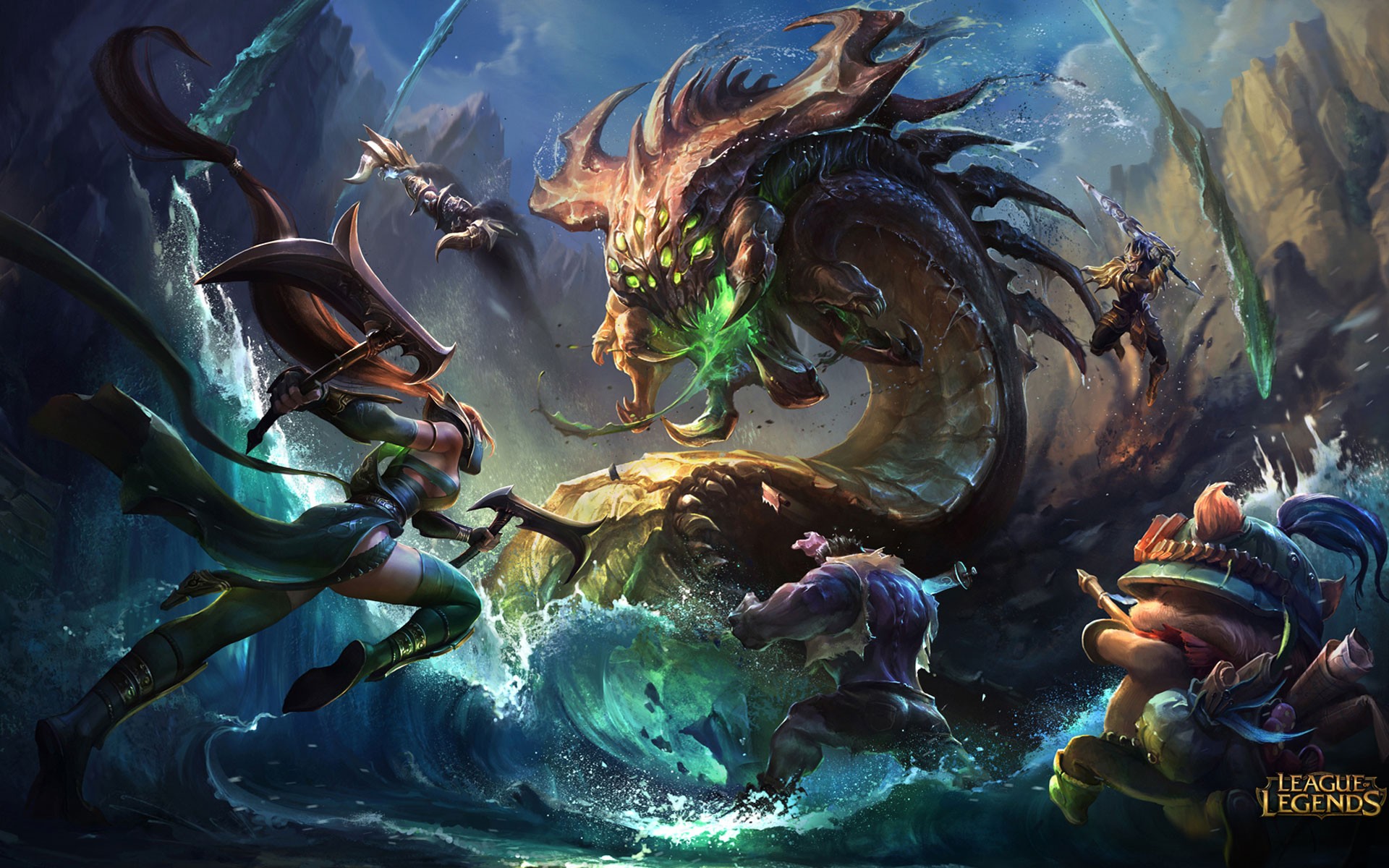 League Of Legends, Video Games, RPG, Teemo, Akali, Dr. Mundo Wallpapers