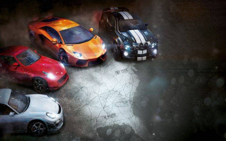 video Games, Sports Car, Car, The Crew, Lamborghini, Nissan 370Z HD Wallpaper Desktop Background