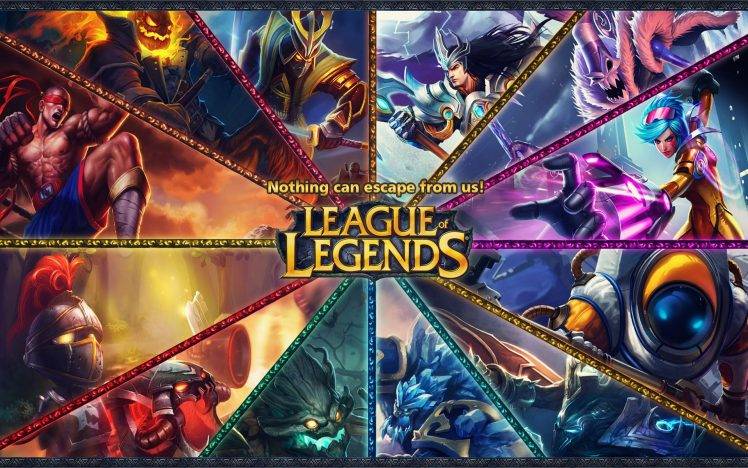 League Of Legends, Video Games, Champions League, Nautilus, Lee Sin, Hecarim, Shen, Fiddlesticks, Amumu, Maokai, Malphite, Nocturne, ChoGath HD Wallpaper Desktop Background