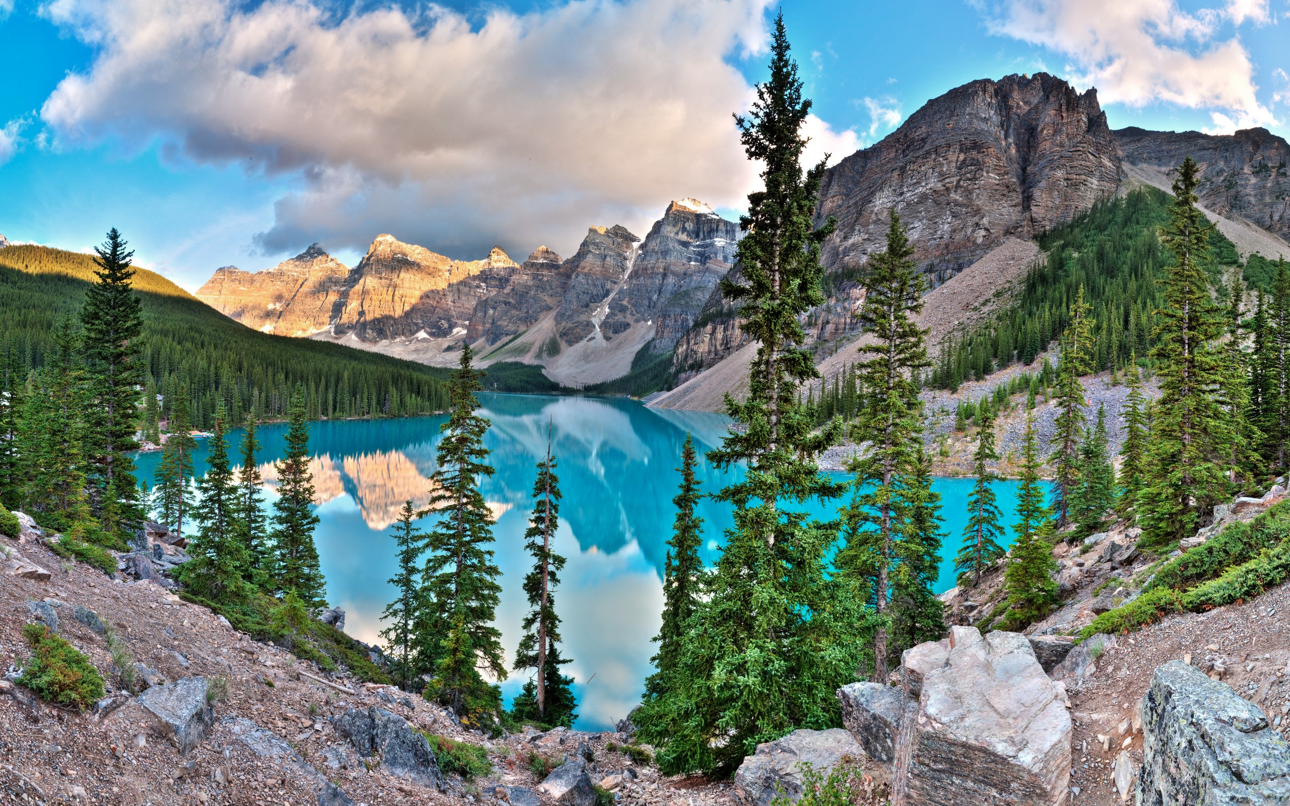 nature, Landscape, HDR, Lake, Canada Wallpaper