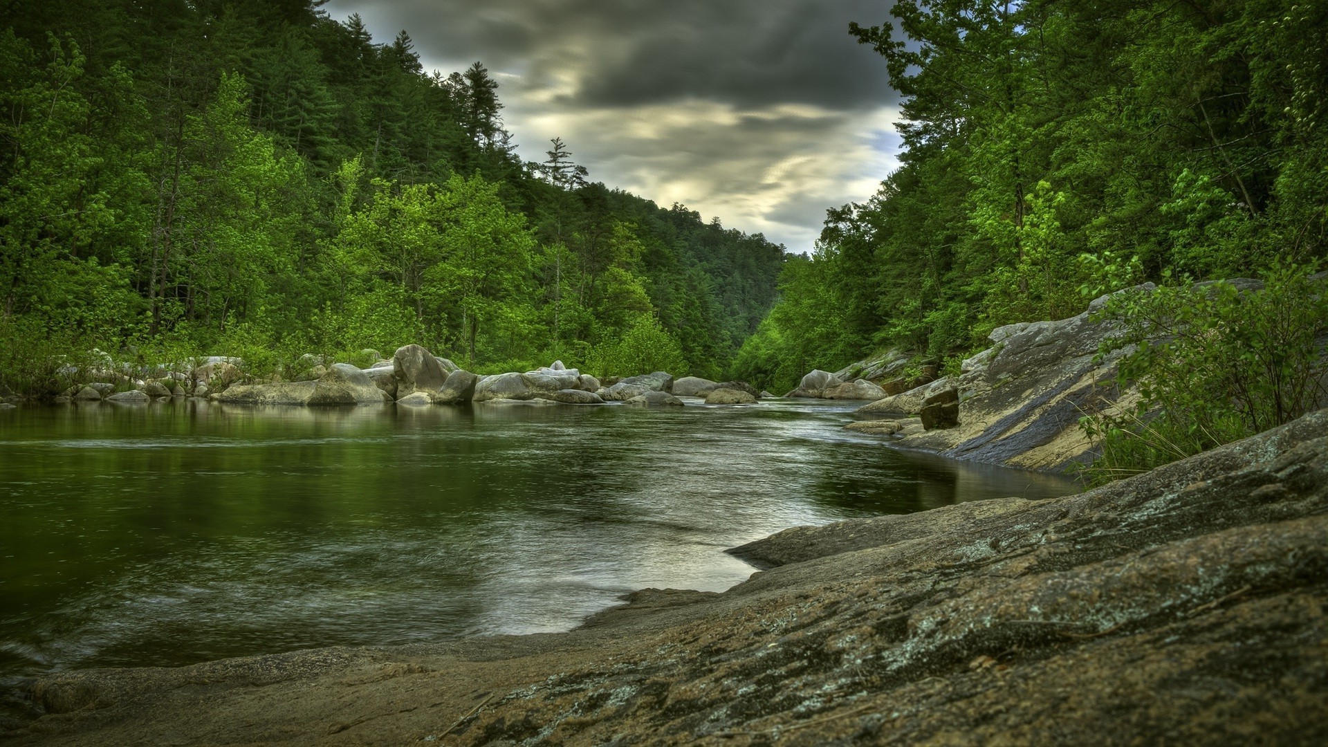 nature, HDR, Landscape, River Wallpaper