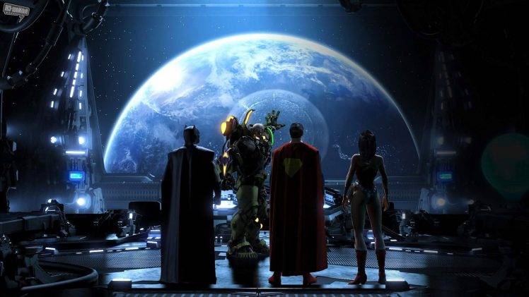 Justice League, Superman, Wonder Woman, Batman, Lex Luthor HD Wallpaper Desktop Background