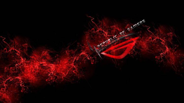 window, ASUS, Gamers, Video Games, PC Gaming, Black And Red HD Wallpaper Desktop Background