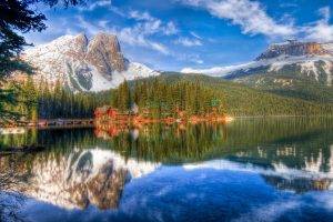 nature, HDR, Lake, Landscape, Canada, Reflection