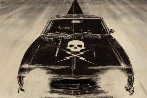 skull, Car, Muscle Cars, Grindhouse