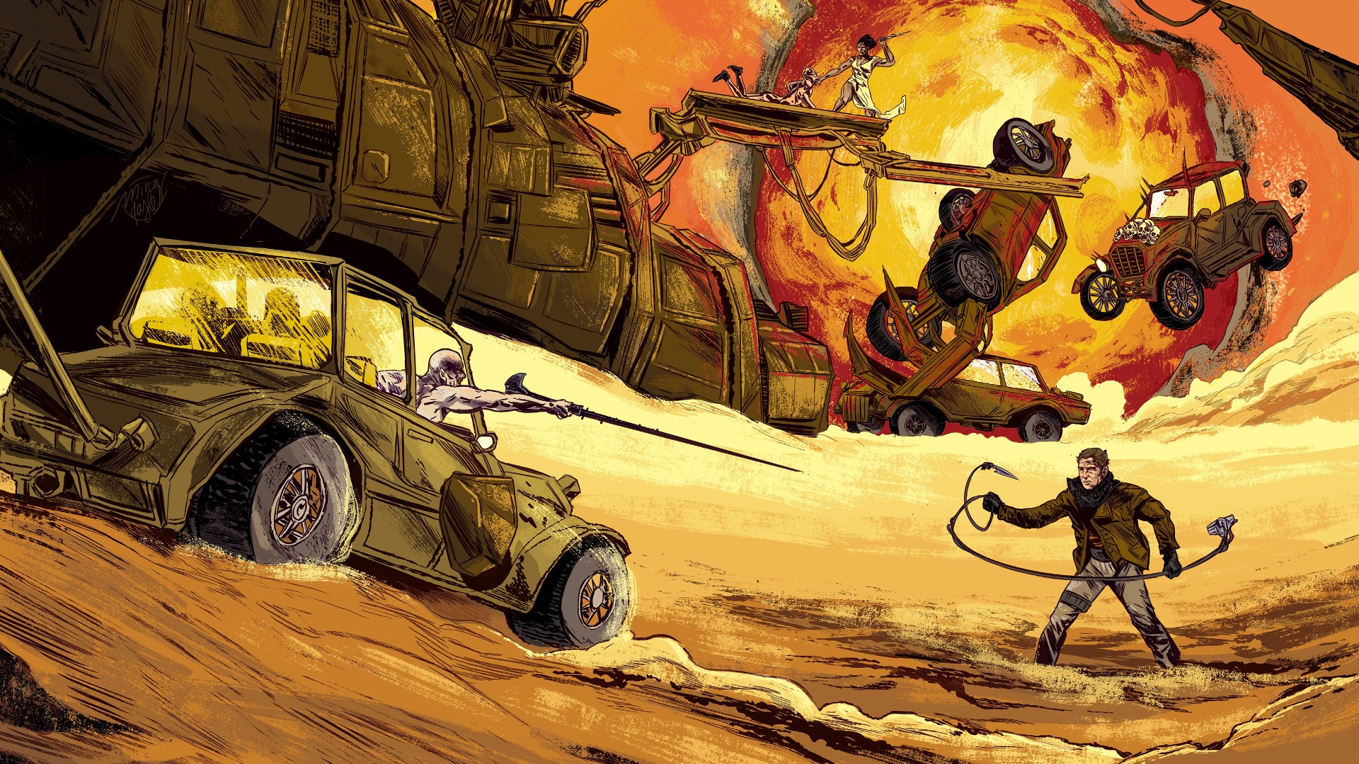 Mad Max, Mad Max: Fury Road, Movies, Car, Comics Wallpaper