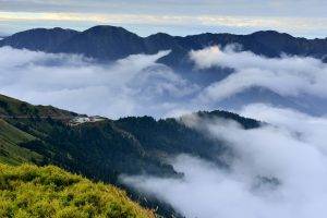 nature, Landscape, Clouds, Mountain, Taiwan, Forest