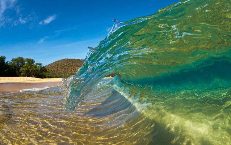 waves, Nature, Landscape HD Wallpaper Desktop Background