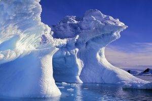 nature, Ice, Landscape, Iceberg