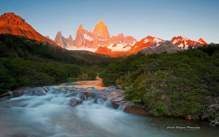 nature, Landscape, Mountain, River, Forest HD Wallpaper Desktop Background