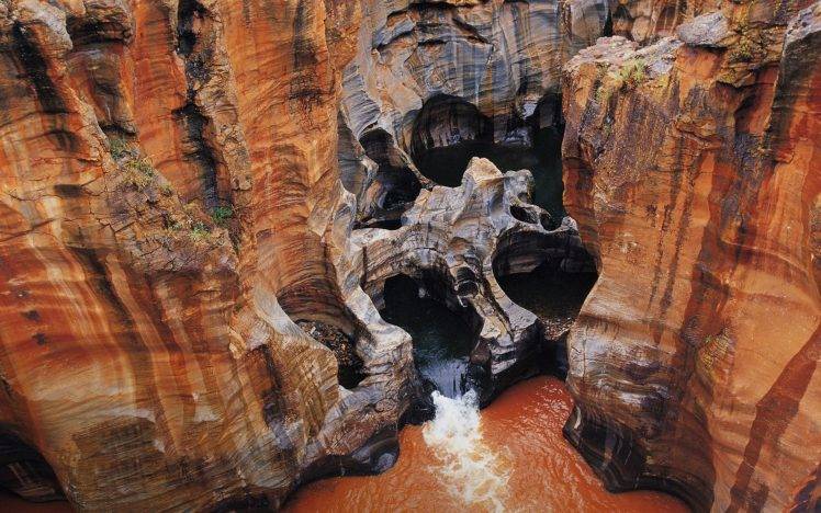 landscape, River, Canyon, Erosion, Water, South Africa, Rock, Nature HD Wallpaper Desktop Background