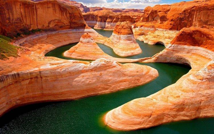 landscape, Nature, Rock Formation, Grand Canyon, River HD Wallpaper Desktop Background