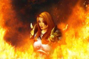 Cinema 4D, Photoshopped, World Of Warcraft: Warlords Of Draenor, Fire