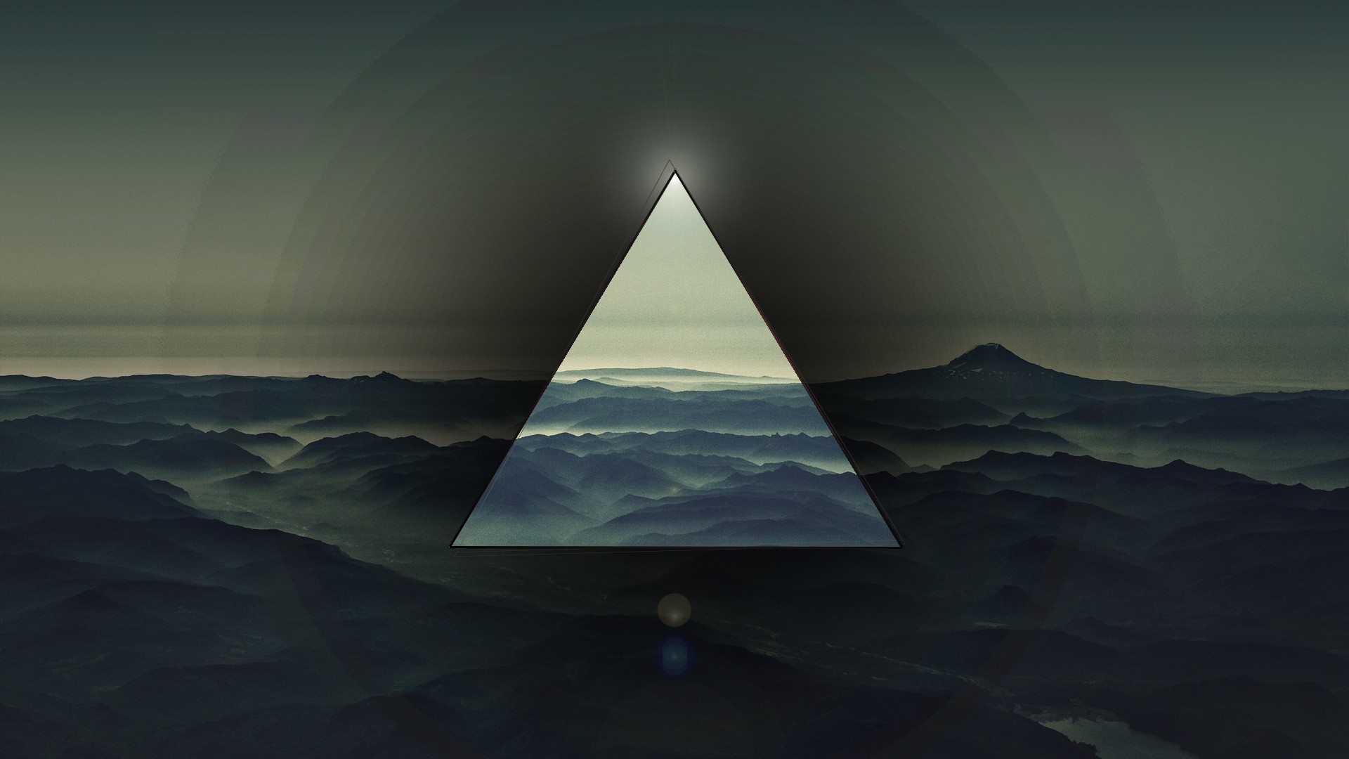 abstract, Polyscape, Triangle Wallpaper