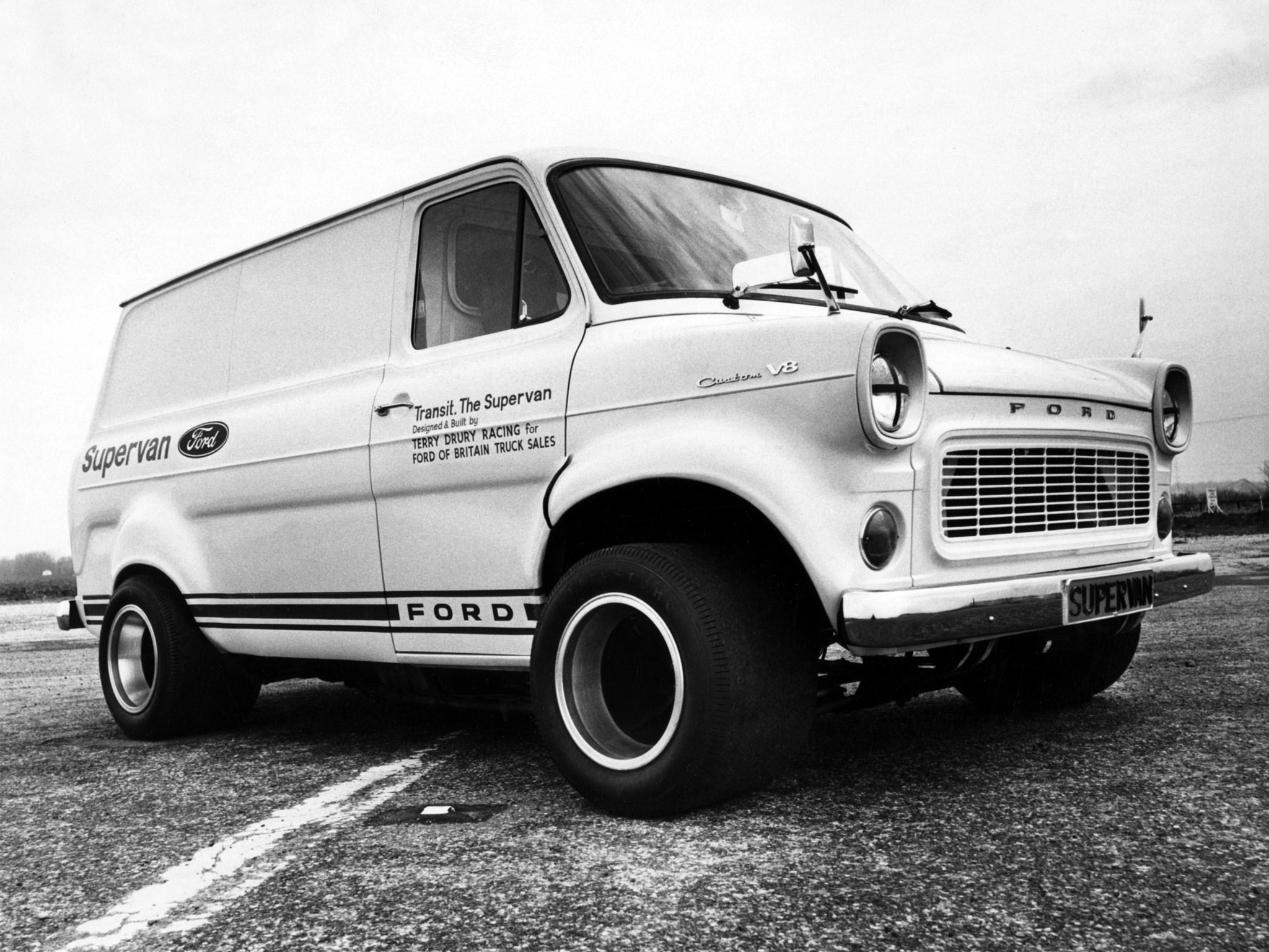 Ford, 1971 Ford Transit, Ford Supervan, 4x4, Hot Rod Wallpaper
