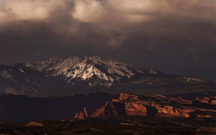 nature, Landscape, Mountain, Storm, Colorado, Snowy Peak, Clouds, Summit, Erosion HD Wallpaper Desktop Background