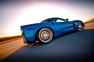 sports Car, Corvette, Car, Blue Cars