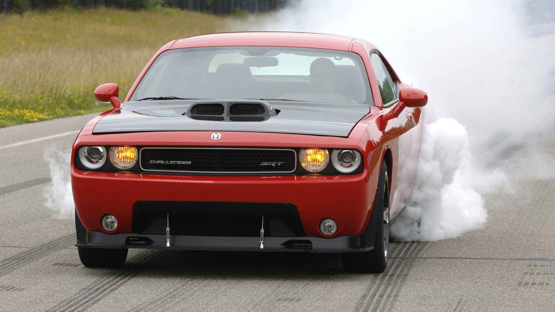 car, Muscle Cars, Dodge Challenger, Red Cars Wallpaper
