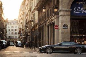 car, City, Road, Street, Aston Martin, Aston Martin Vanquish, Building