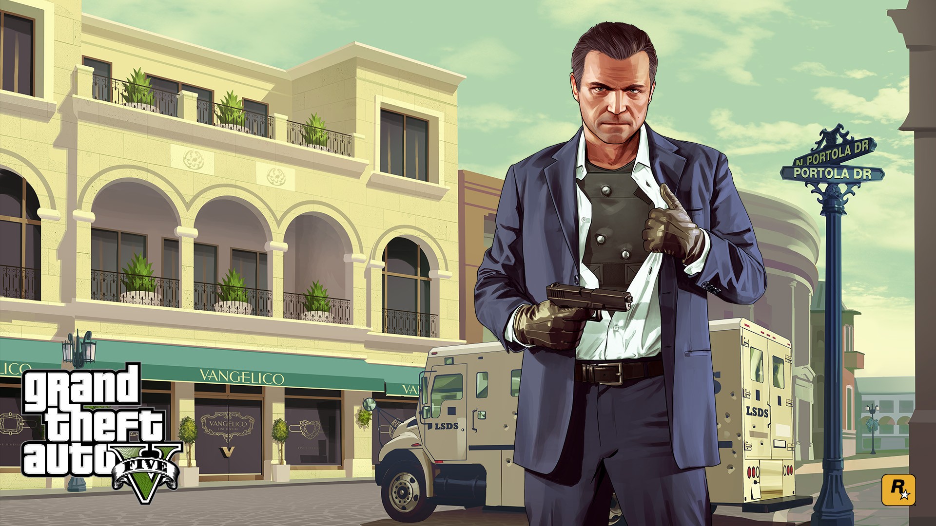 Grand Theft Auto V, Rockstar Games, Video Game Characters Wallpaper