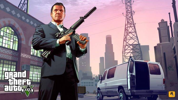 Grand Theft Auto V, Rockstar Games, Video Game Characters HD Wallpaper Desktop Background