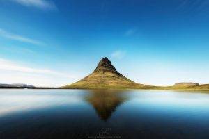 lake, Mountain, Iceland, Landscape, Kirkjufell
