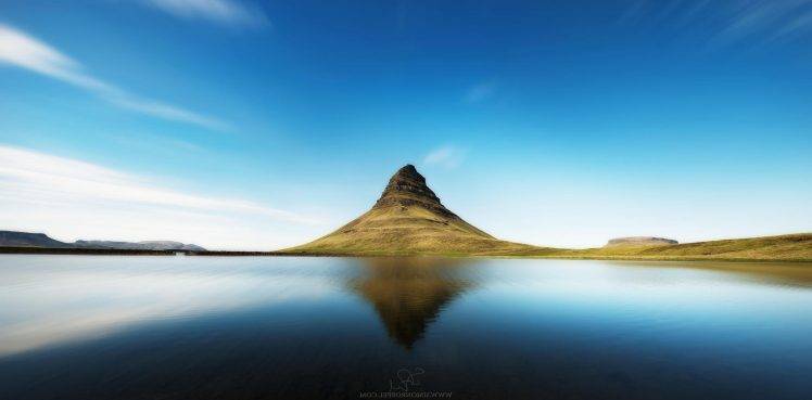 lake, Mountain, Iceland, Landscape, Kirkjufell HD Wallpaper Desktop Background