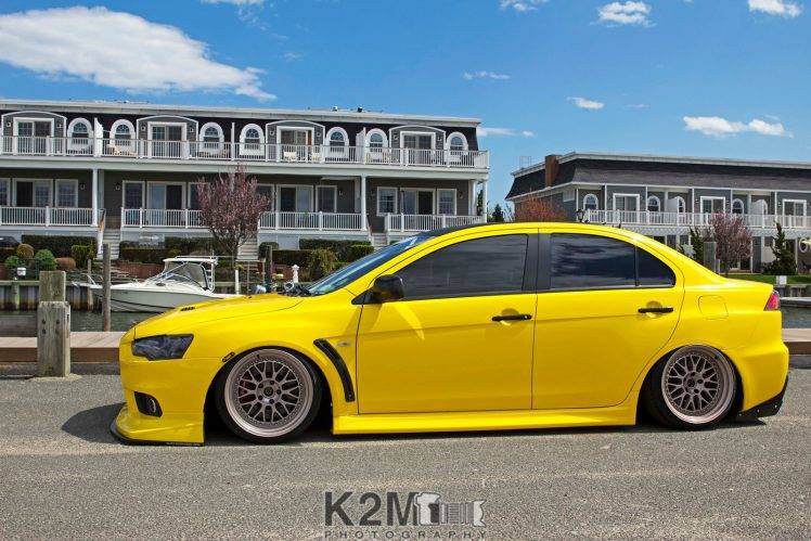 Mitsubishi Lancer, Gsr, Car, Yellow Cars Wallpapers Hd   Desktop And 