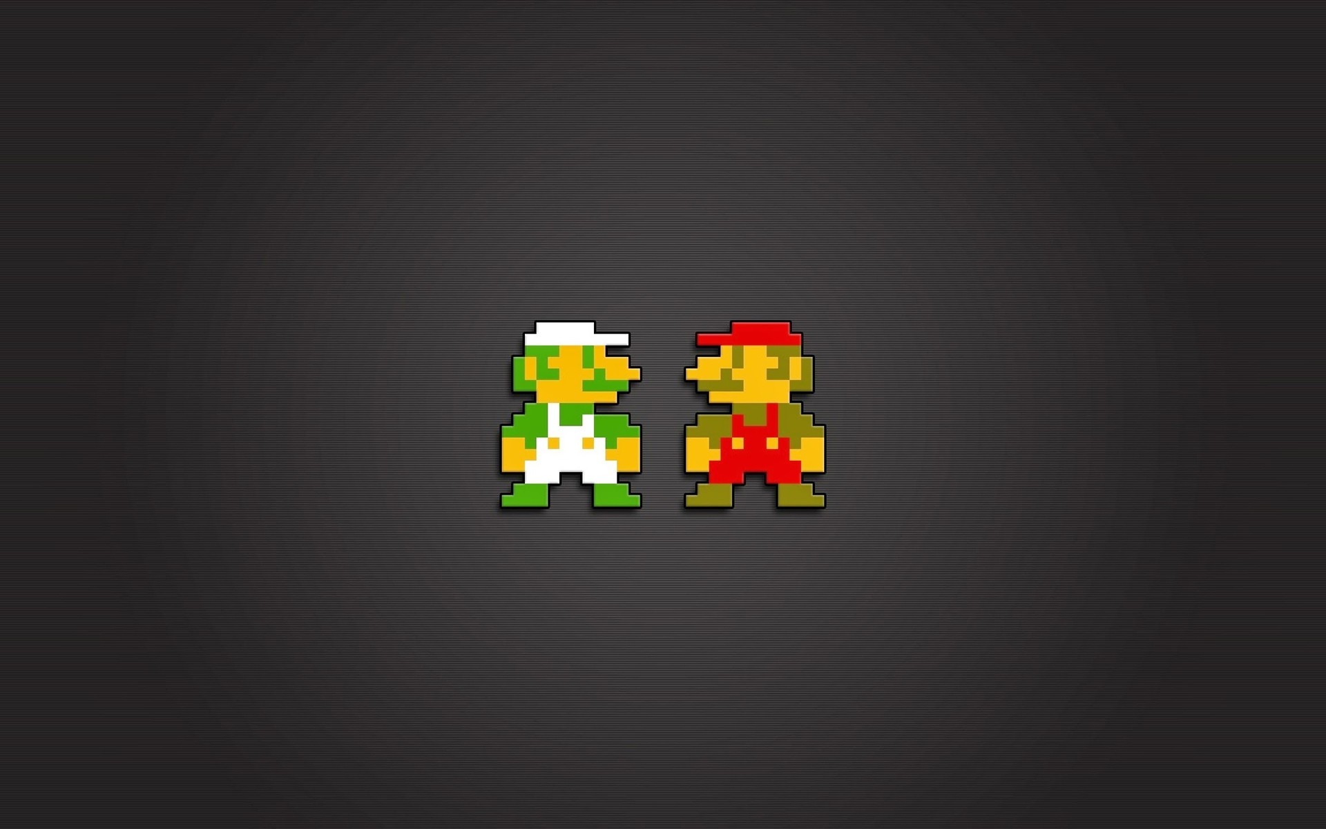 Mario Bros Luigi Nintendo Entertainment System Video Games 8 Bit Pixels Wallpapers Hd Desktop And Mobile Backgrounds