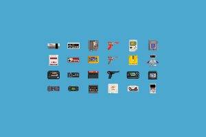 video Games, Consoles, Pixel Art, 8 bit, Nintendo Entertainment System, GameBoy