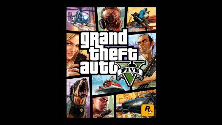 cover Art, Grand Theft Auto V, Rockstar Games, Video Game Characters HD Wallpaper Desktop Background