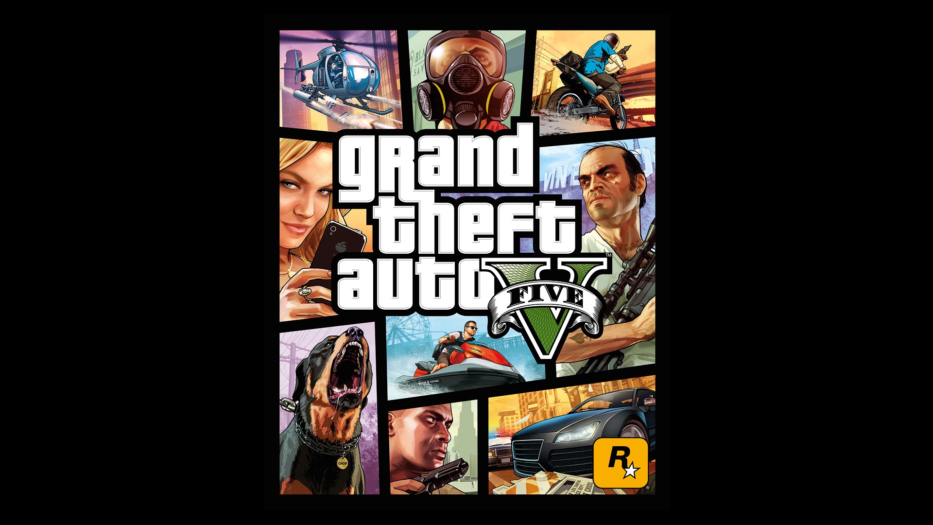 cover Art, Grand Theft Auto V, Rockstar Games, Video Game Characters Wallpaper