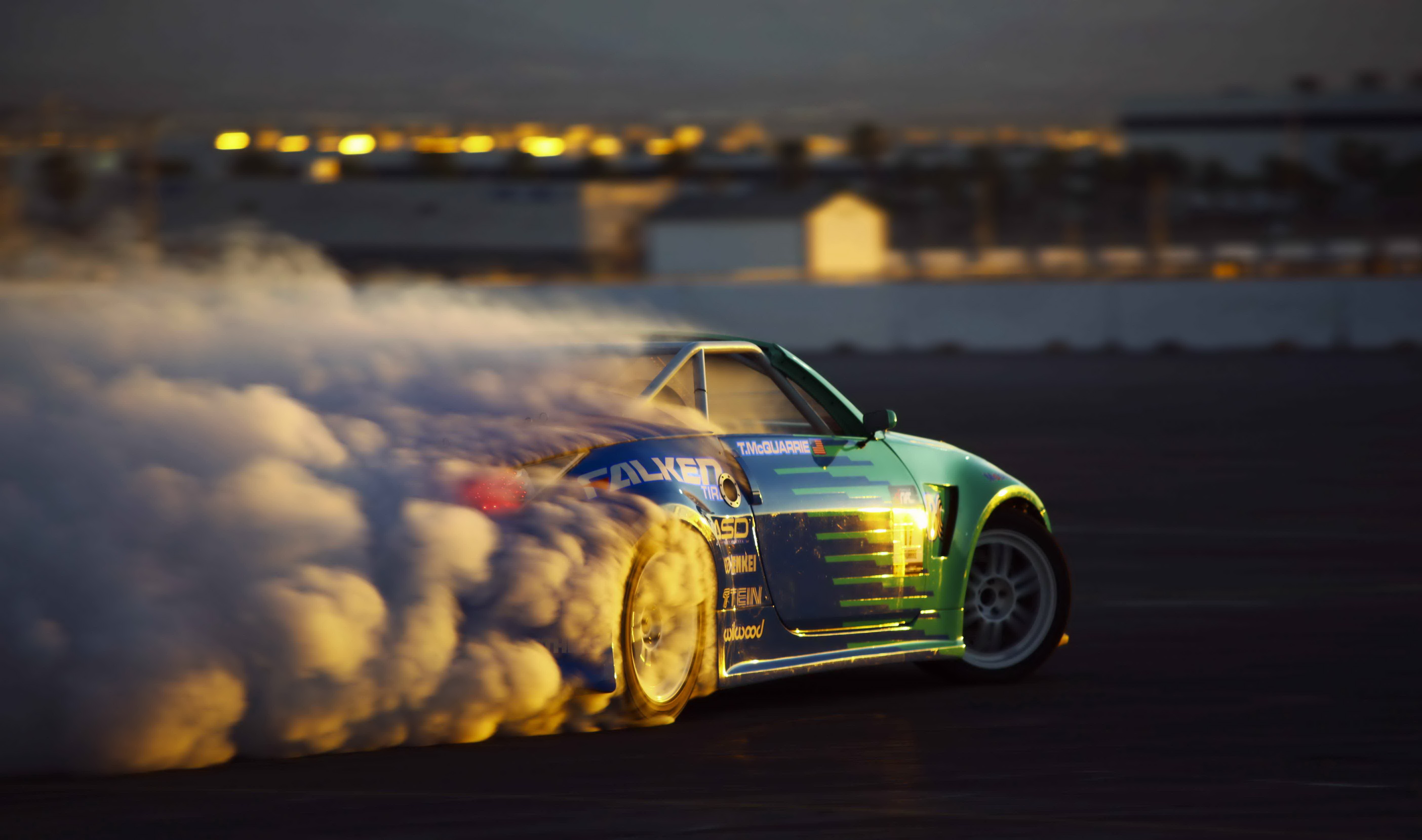 race Cars, Drift, Smoke Wallpaper