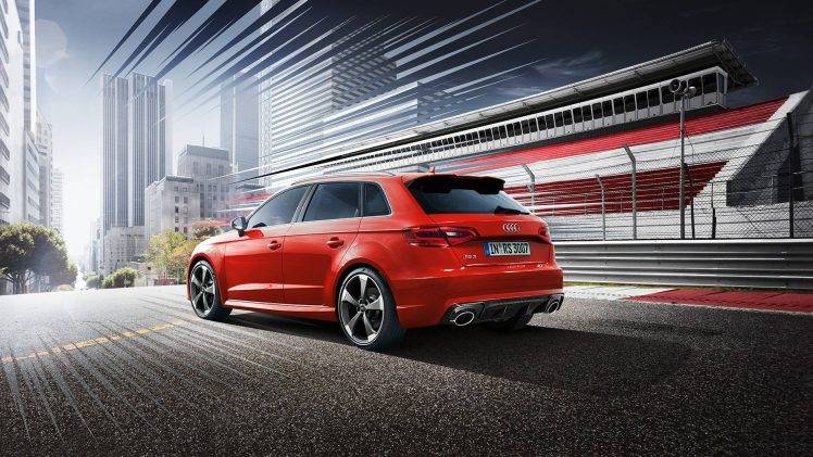 Audi, Audi RS3, Car, Red Cars HD Wallpaper Desktop Background