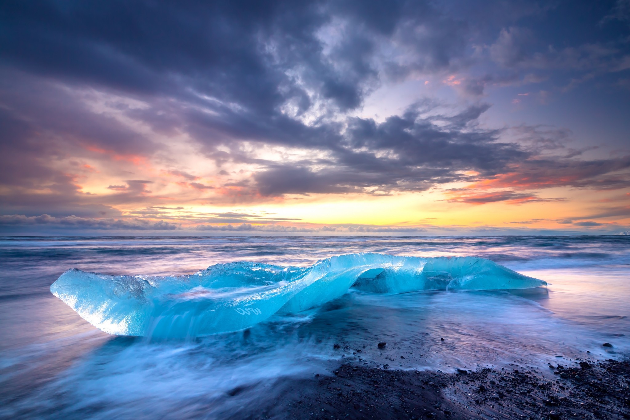 nature, Landscape, Beach, Ice Wallpaper