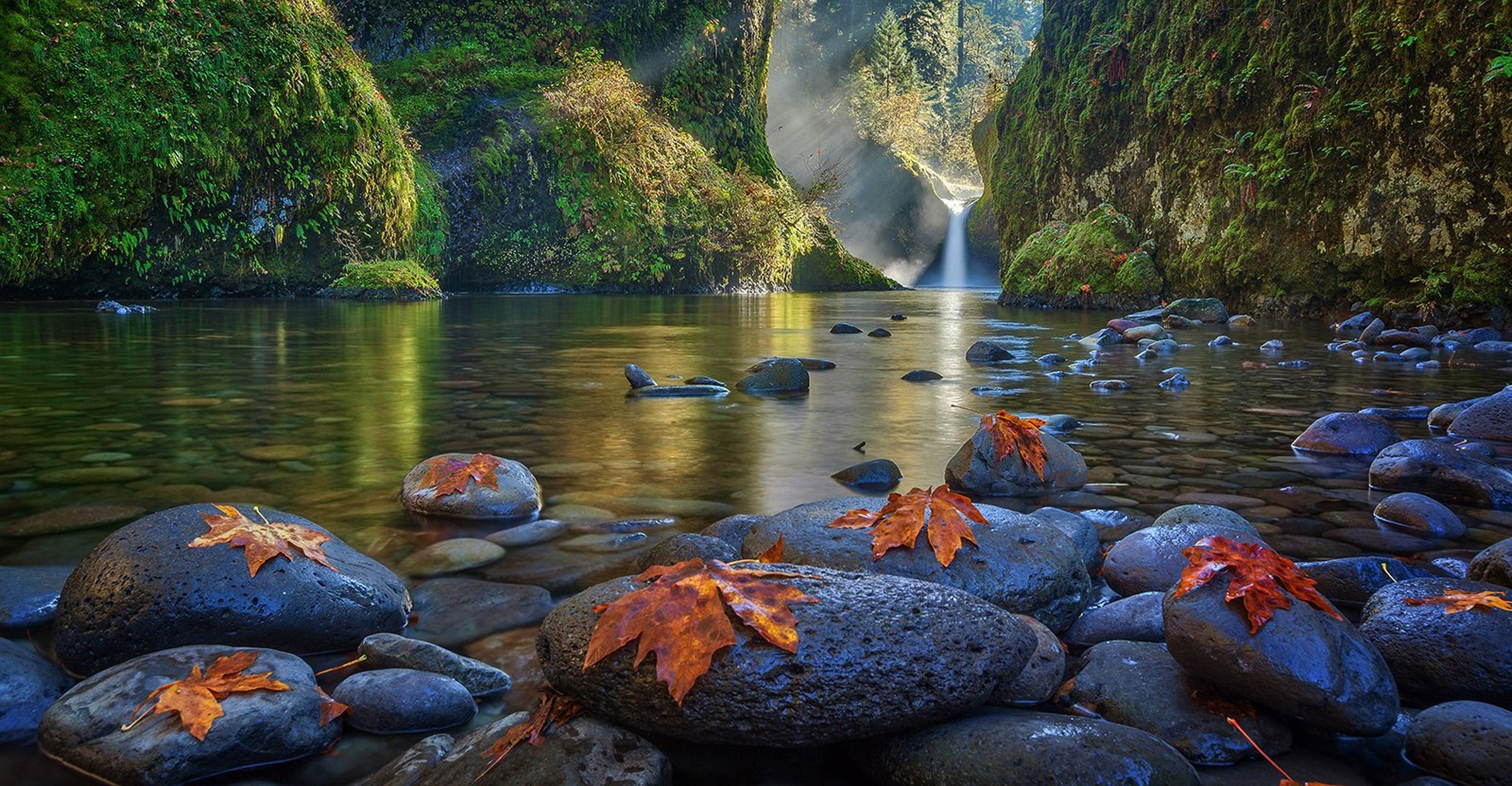 nature, Landscape, River, Waterfall Wallpaper