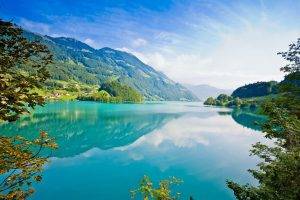 nature, Landscape, Turquoise, Mountain, Lake