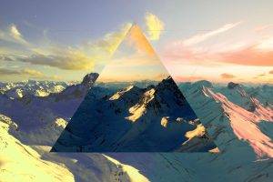 polyscape, Abstract, Nature, Mountain