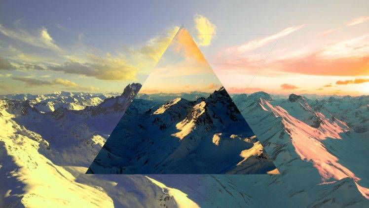 polyscape, Abstract, Nature, Mountain HD Wallpaper Desktop Background