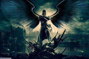 Dishonored, Corvo Attano, Angel, Demon, Video Games