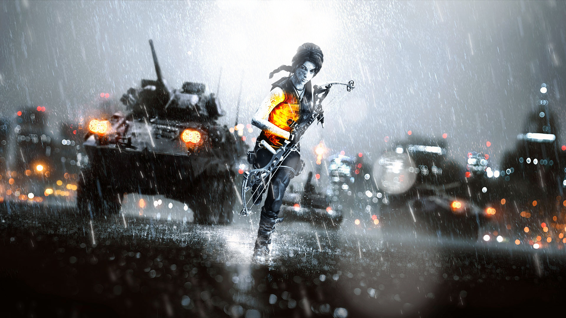 video Games, Battlefield, Battlefield 4, Tomb Raider, Lara Croft Wallpaper