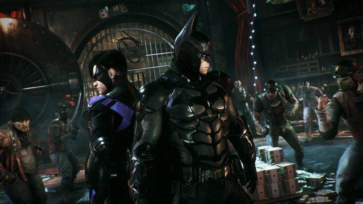 Batman, Batman: Arkham Knight, Gotham City, Nightwing, Video Games HD Wallpaper Desktop Background