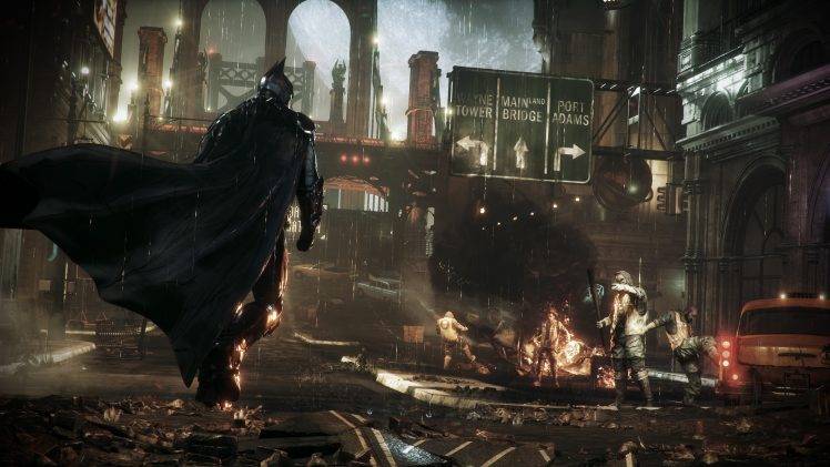 Batman, Batman: Arkham Knight, Gotham City, Video Games HD Wallpaper Desktop Background