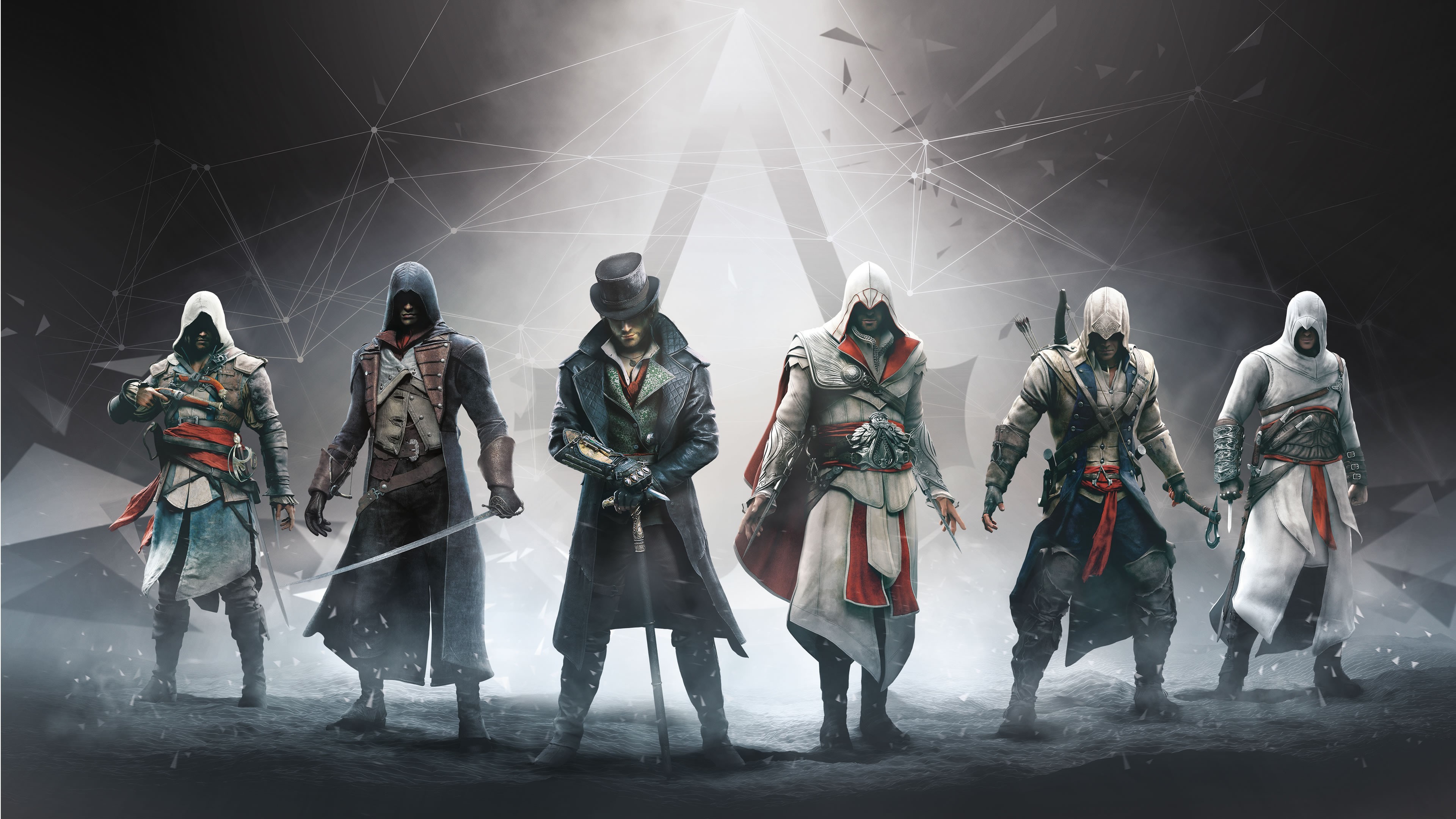 Assassins Creed, Altaïr Ibn LaAhad, Ezio Auditore Da Firenze, Connor Kenway, Edward Kenway, Arno Dorian, Jacob Frye, Video Games Wallpaper