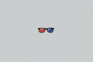glasses, Minimalism, 3D
