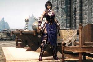 video Games, Video Game Girls, Shanoa (Castlevania), The Elder Scrolls V: Skyrim, Mods